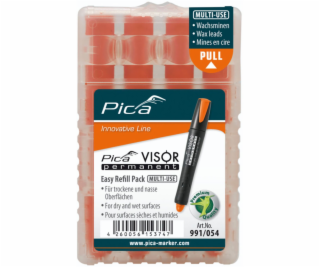 Pica VISOR permanent Ersatzminen -Sets, fluo-orange