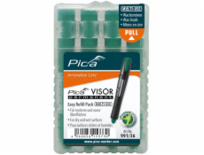 Pica VISOR permanent Ersatzminen -Sets, grün