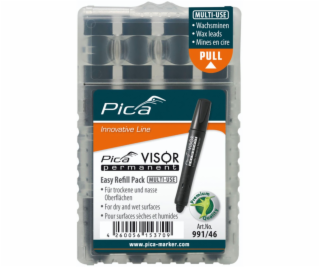 Pica VISOR permanent Ersatzminen -Sets, schwarz