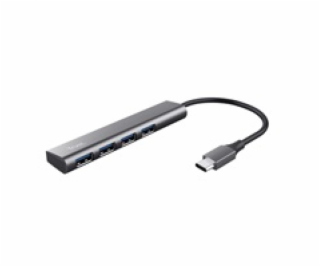 TRUST Rozbočovač Halyx Aluminium USB-C To 4 Port USB-A 3....