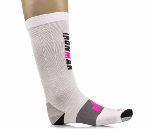 IRONMAN Skarpetki Compression Pro White/Pink r. 35-38 (11...