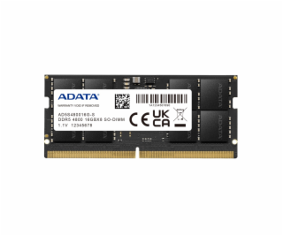 Adata/SO-DIMM DDR5/16GB/4800MHz/CL40/1x16GB