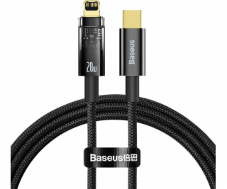 Kábel USB-C do Lightning Baseus Explorer, 20W, 1m (čierny)