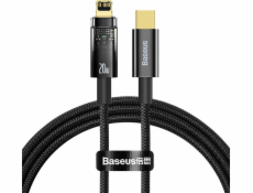 Kábel USB-C do Lightning Baseus Explorer, 20W, 1m (čierny)