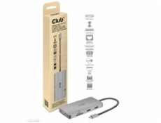 Club3D hub USB-C, 9-in-1 hub s HDMI, VGA, 2x USB Gen1 Type-A, RJ45