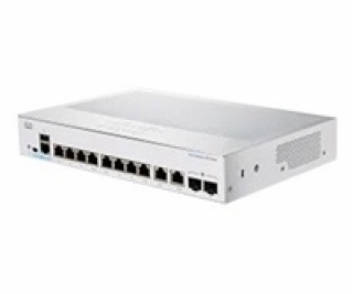 Cisco switch CBS250-8T-E-2G, 8xGbE RJ45, 2xRJ45/SFP combo...