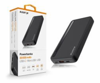 ALIGATOR Powerbanka PBAL2050, Power Delivery 20W, 20 000mAh