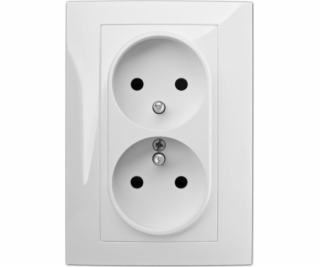 Elektro-Plast Vestra Double Socket 2x2P+s monolitem s IP2...