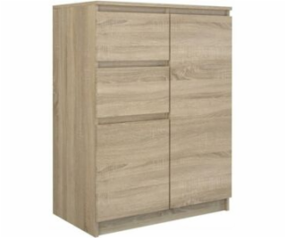 Topeshop 2D2S SONOMA chest of drawers