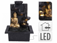 PROGARDEN Fontána pokojová s LED osvětlením BUDDHA rovná KO-795202210rovn