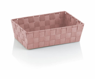 KELA Košík Alvaro plast starorůžová 30x21 cm KL-24352