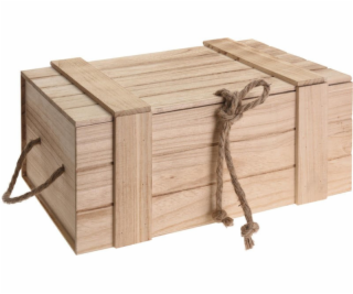 HOMESTYLING Úložný box dřevěný sada 3 ks HOMESTYLING KO-K...