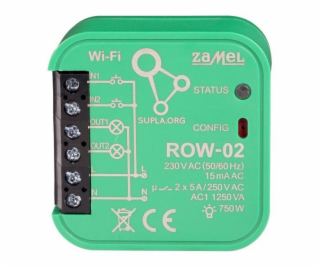 Dvoukanálový řadič Zamel Wi-Fi: ROW-02