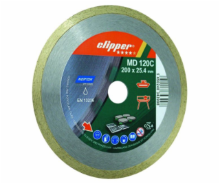 Diamond Blade Norton Clipper MD120C 200 x 25,4 mm