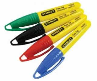 Stanley mini marker set 4 ks.