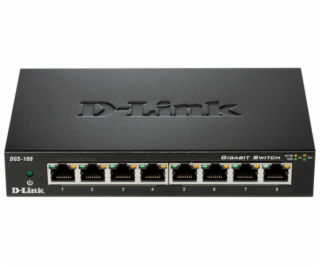 D-Link DGS-105 kovový 8-port 10/100/1000 Switch