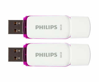 Philips USB 2.0 2-Pack      64GB Snow Edition Magic Purple