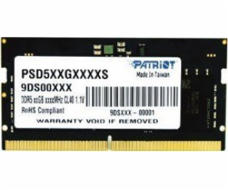 Patriot Signature Line/SO-DIMM DDR5/32GB/4800MHz/CL40/1x32GB