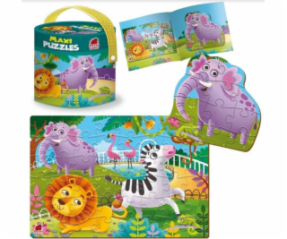 Roter Kafer Maxi Puzzle 2v1 ZOO Zvířátka RK1080-02