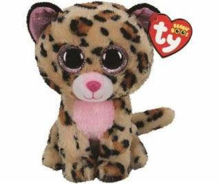 YOU INC. TY BEANIE BOOS LIVVIE hnědá/růžová leopard 24cm ...