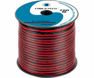 Kabel Cabletech CCA 0,75 mm černo/červený reproduktorový ...