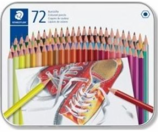 Staedtler Hex pastelky 72 barev kovová krabička