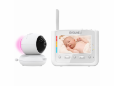 EVOLVEO BabyMonitor NL4, Dětská chůvička s nočním světlem a otočnou kamerou