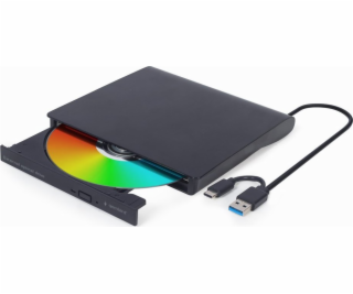 GEMBIRD Externá mechanika DVD-RW USB 3.1/Type C bl