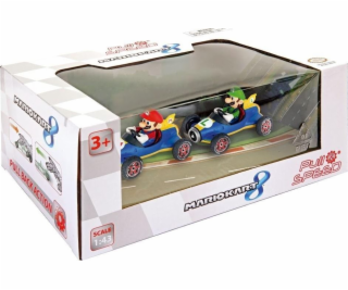 Zestaw pojazdów Mario Kart Mach 8 Twinpack pull back