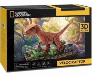 Puzzle 3D National Geographic - Welociraptor