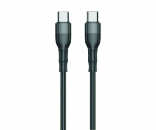 Kabel USB 2GO USB-C - USB-C 1 m Czarny (797306)