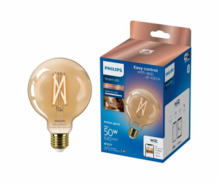 Philips G95 E27 2000/5000 K oranžová LED žárovka