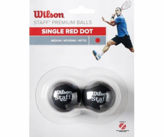 Wilson Wilson Staff Squash Red Dot 2 Pack Ball WRT617700 ...