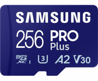 Samsung paměťová karta 256GB PRO Plus micro SDXC CL10 U3 ...