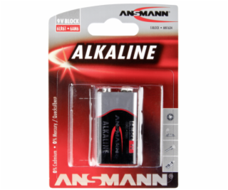 1 Ansmann Alkaline 9V block red-line