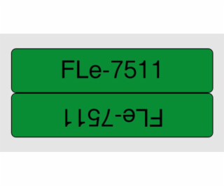 Brother - FLE7511, černá / zelená (24mm, nelaminovaný pra...