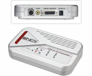 AV AV Lindy Composite Video - S -video - D -Sub (VGA) stř...