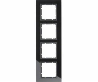 Berker Frame 4krát B.7 Anthracite Glass (10146616)