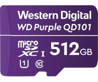 WD Purple MicroSDXC 512 GB třída 10 UHS-I/U1 (WDD512G1P0C)