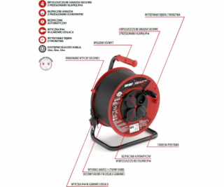 ACAR ACAR M01904 50m Black Drum Extension