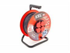 Kel Drum Extension Professional Line 40M H05R-F 3x1.5 4xgs 16A IP44 Black (W-97056)