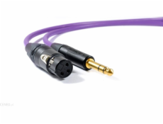 Melodika Jack 6,3 mm - xlr 15m fialová