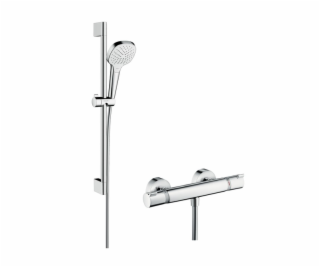 Hansgrohe Croma Select E Sprchová sada s bílou termostati...