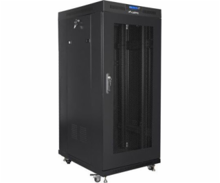 Szafa instalacyjna rack stojąca 19 27U 600x800 czarna, dr...