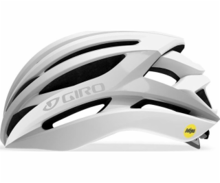 Giro Road Helmet Sytax Integrated MIPS Matte White Silver...