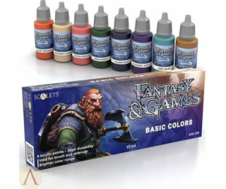 Scale75 Scale75: Fantasy & Games - Paint Set - Basic Colors