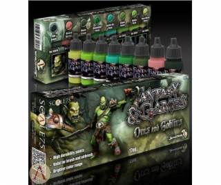 Scale75 Scale75: Fantasy & Games - Paint Set - Orcs and G...