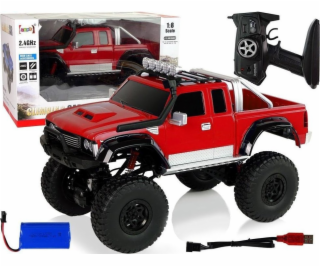 Automatické off-road r/c 2,4g horolezecké auto 1: 8 červené