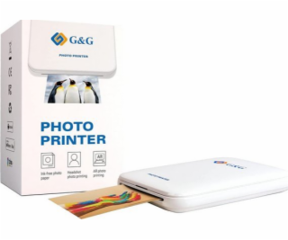 Foto tiskárna G&G Mobile Photo Printer G&G, GG-PP023