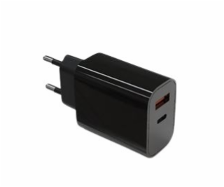 TB Touch  USB-C + USB-A černá nabíječka